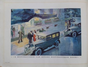 Willys Knight Motorcars Modelprogram 1927 Carbrochure (1896)